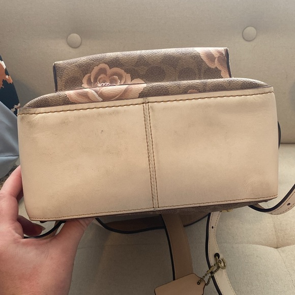 Coach Rose Print Mini Backpack - Picture 4 of 7